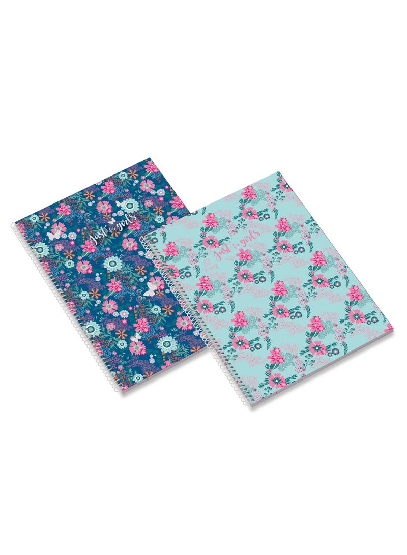 Ambar 1-Piece A4 Size Spiral Notebook Single Lined Ruling Assorted Designs - Image 3