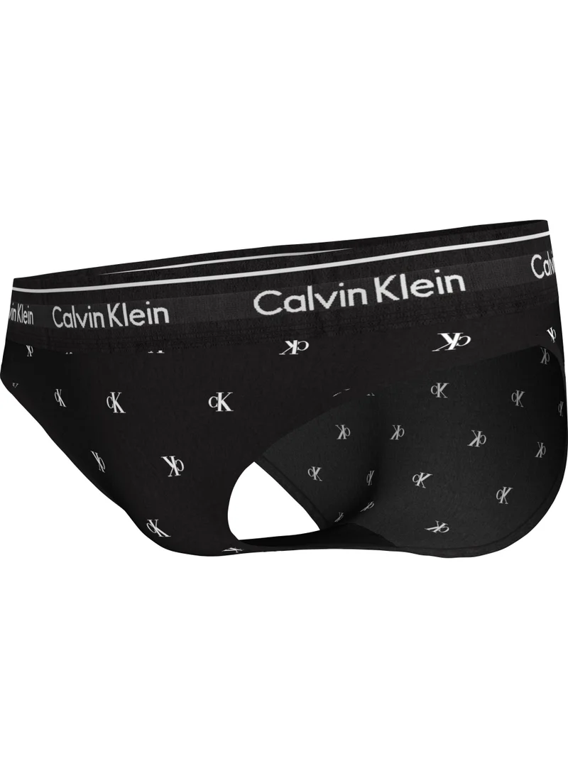 كالفن كلاين Printed Logo Band Bikini Bottom