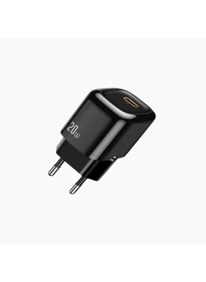 Mcdodo Charger CH‑4040 - 20W With Type-C to iPhone Cable (Black) - Image 3