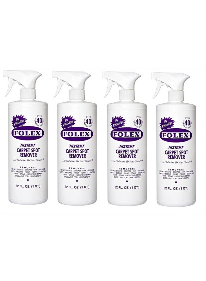 Folex Instant Carpet Spot Remover, 32oz Pack of 4  - Image 1