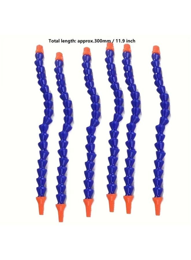 6 Pack Adjustable Plastic Cooling Tube Hose 300mm 1 4 Thread Universal Fit For Machine Tool - Image 2