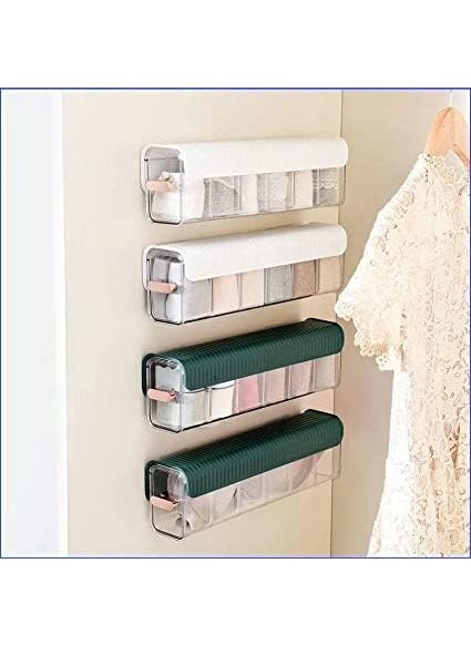 Cloud Search Cloud Search wardrobe organizer for storage Underwear Organizers Wall Mount 6 Cell clothes organizer clothes organizer For LingerieSocksTiesData CableSpices cloth organizer for storage  - Image 4