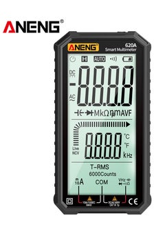 ANENG ANENG 4.7-Inch LCD Display AC/DC Digital Multimeter Ultraportable True-RMS Multimeter Auto-Ranging Multi Tester with Amp Volt Ohm Capacitance Continuity Temperature Frequency Diode Tests NCV Tester  - Image 1