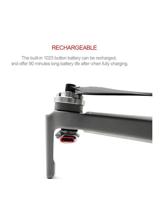 NIBEMINENT 2-Piece LED Light For DJI Mavic Series Drone And RC Car Multicolour - Image 3