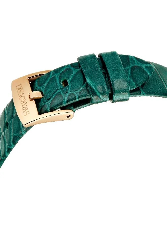 SWAROVSKI Imber Leather Strap Analog Watch