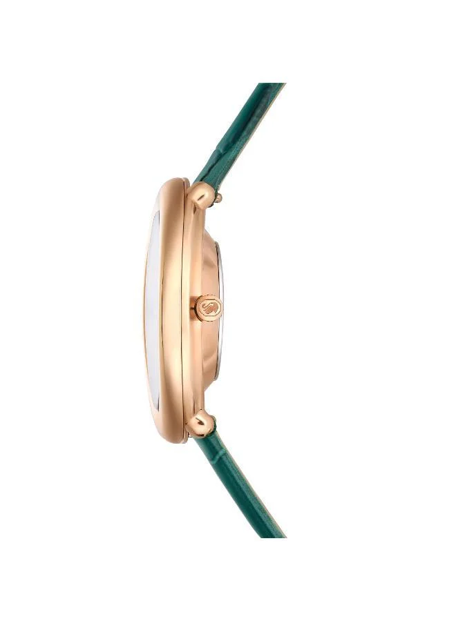SWAROVSKI  Imber Leather Strap Analog Watch for Women | Best Price UAE