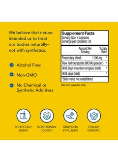 North American Herb & Spice NORTH AMERICAN HERB & SPICE BoneActiv - 120 Capsules - Bone & Joint Support - MCHA, Sage, Rosemary, Oreganol P73 Oregano Oil - Non-GMO - 30 Servings  - Image 5