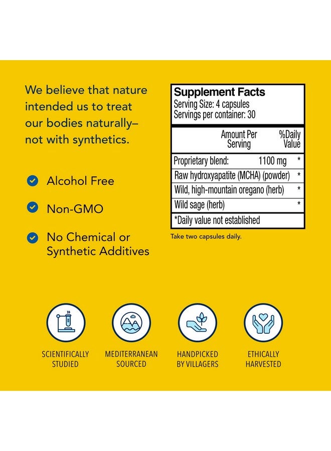 NORTH AMERICAN HERB & SPICE BoneActiv - 120 Capsules - Bone & Joint Support - MCHA, Sage, Rosemary, Oreganol P73 Oregano Oil - Non-GMO - 30 Servings - Image 5