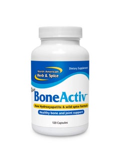 North American Herb & Spice NORTH AMERICAN HERB & SPICE BoneActiv - 120 Capsules - Bone & Joint Support - MCHA, Sage, Rosemary, Oreganol P73 Oregano Oil - Non-GMO - 30 Servings  - Image 1