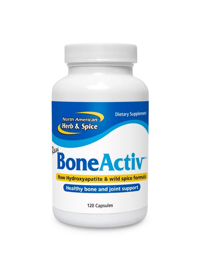 NORTH AMERICAN HERB & SPICE BoneActiv - 120 Capsules - Bone & Joint Support - MCHA, Sage, Rosemary, Oreganol P73 Oregano Oil - Non-GMO - 30 Servings - Image 1