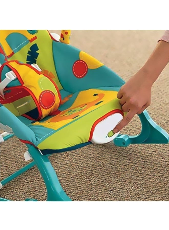 Cool Baby Infant to Toddler Baby Electric Rocker Chair With Sturdy Wheels and Comfortable Ride - Image 3