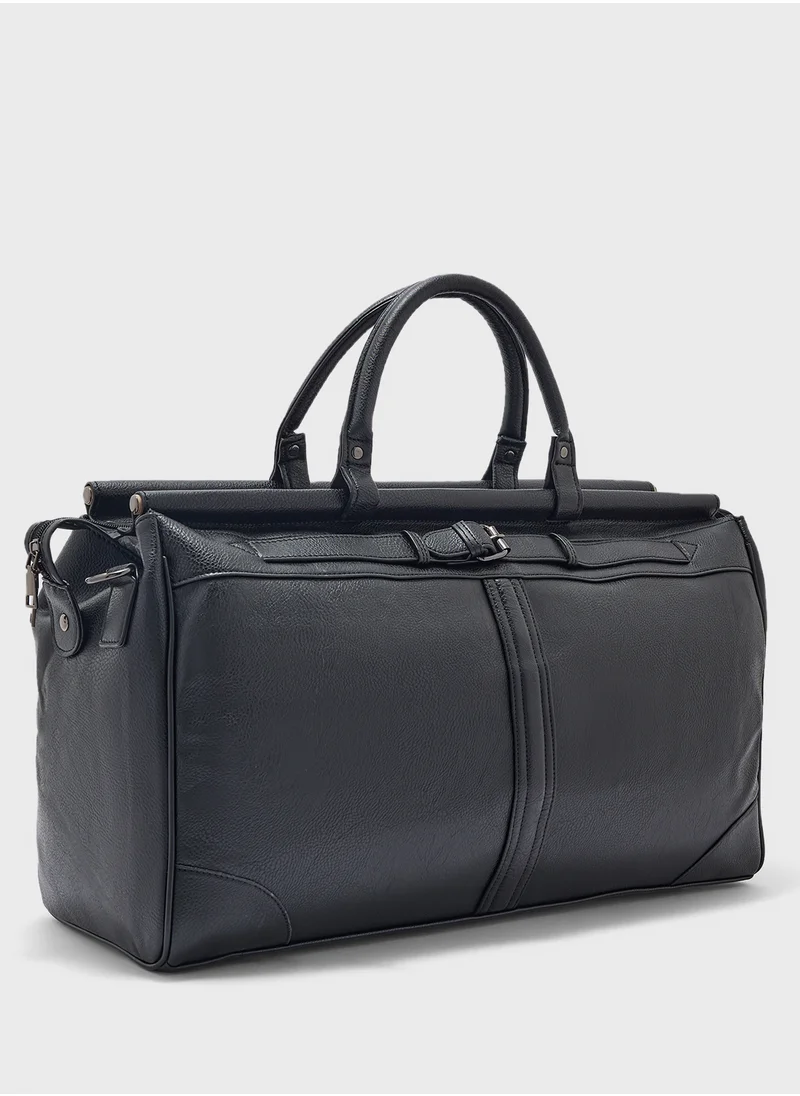 روبرت وود Premium Faux Leather Duffle Bag