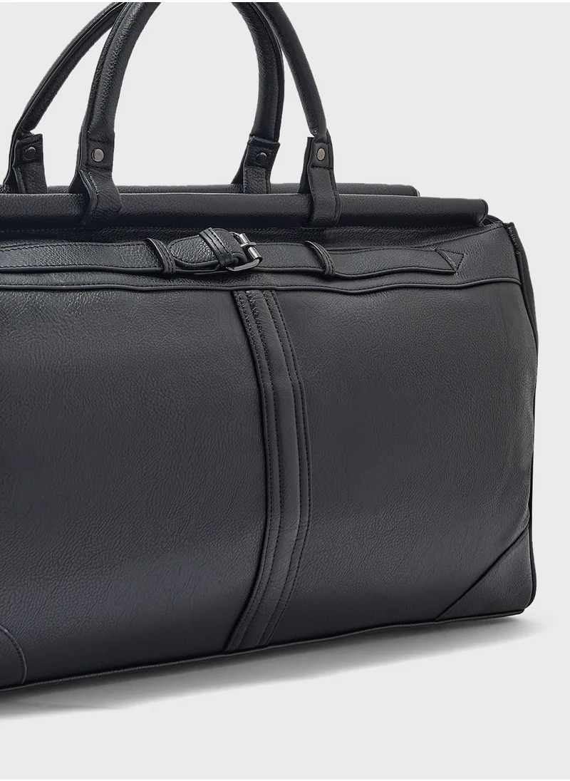 روبرت وود Premium Faux Leather Duffle Bag