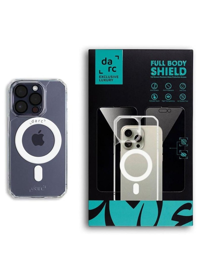 دارك بكج حماية اقتصادي متكامل مجموعة دارك الجديدة لحماية الايفون والمقاومة للصدمات، بمواد عالية الجودة - ايفون 14 - Image 1