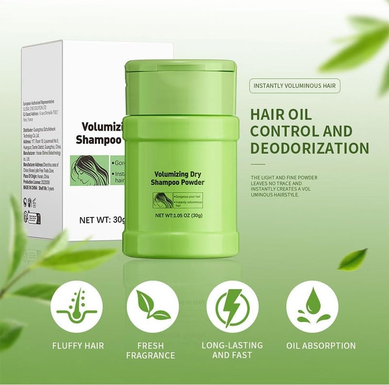 Upgraded quality Coconut Dry Shampoo Powder for Women and Men - Refreshes Hair, Absorbs Oil, Boosts Volume, Leaves No Residue, Warm & Coconut Scent, Volumizing Hair for Active and Travel Size Shampoo Lifestyles Natural material - Image 3
