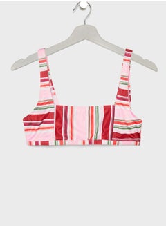 SOUTH BEACH Square Neck Striped Bikini Set  - Image 2