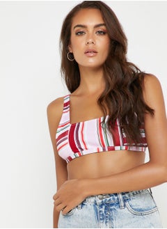 SOUTH BEACH Square Neck Striped Bikini Set  - Image 5