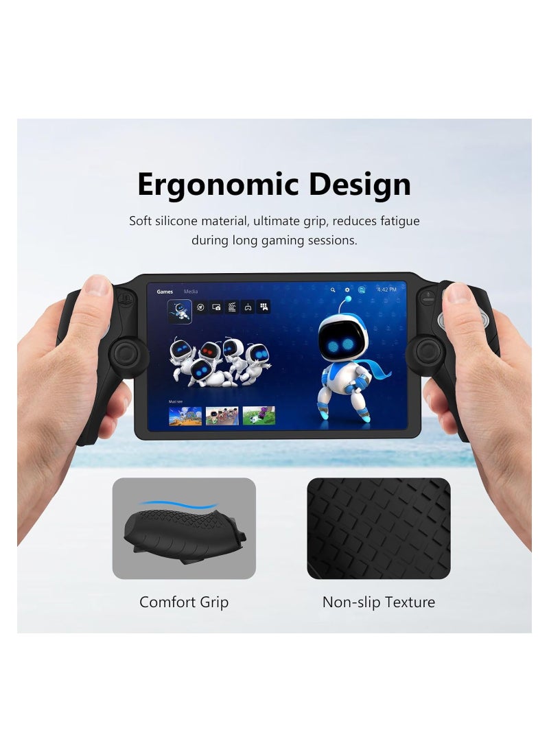 Generic Silicone Protective Case for Sony Playstation Portal Remote, Non-Slip and Scratch-Resistant Cover for Handheld Gaming Controller  - Image 2