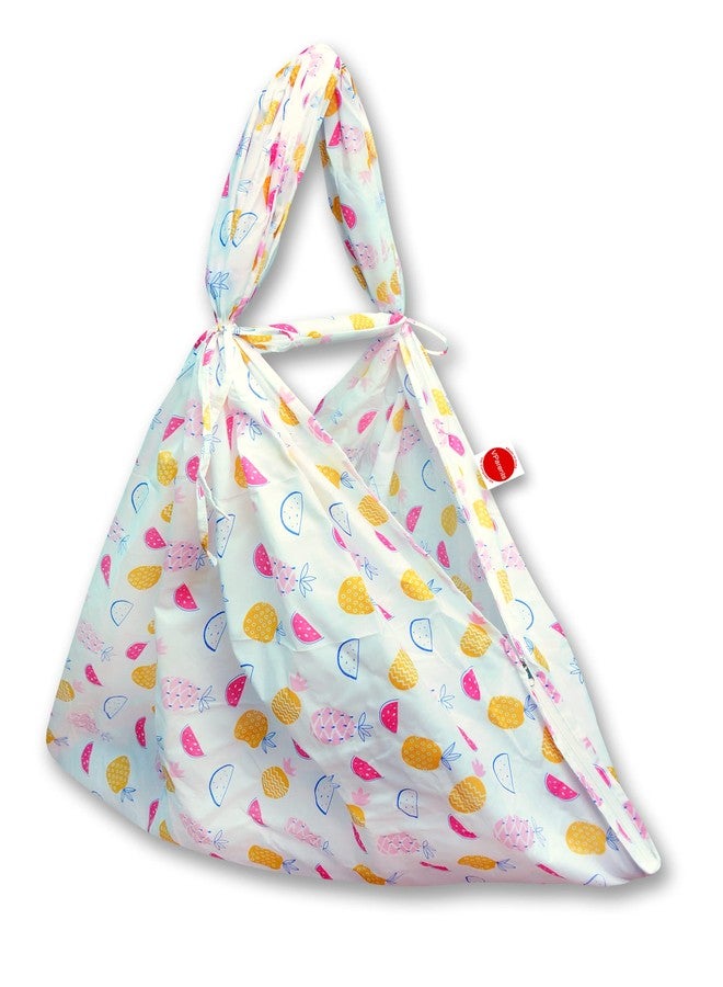 VParents Newborn Baby Sleep Cradle Jhula Palna Tottilu Cloth with Seperator Fruity (Pink) 110591 - Image 5
