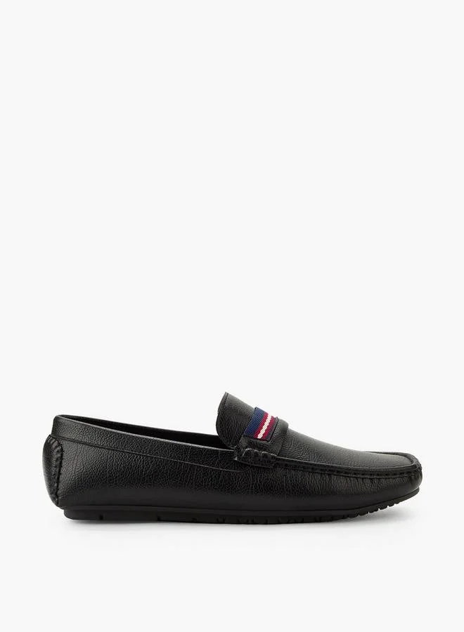 LBL By Shoexpress BLACK Men Textured Loafers for Men | Best Price UAE