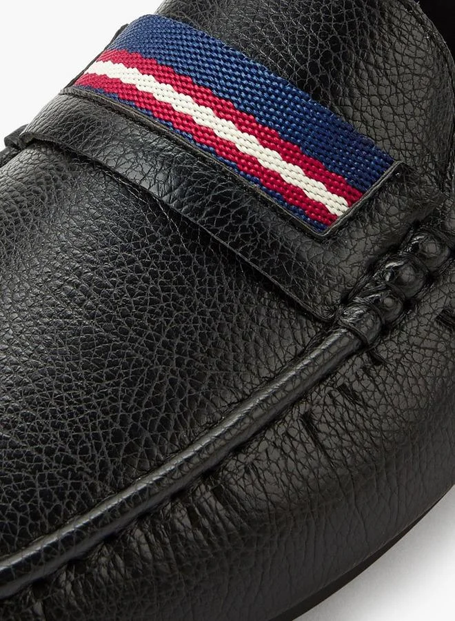 LBL By Shoexpress BLACK Men Textured Loafers for Men | Best Price UAE