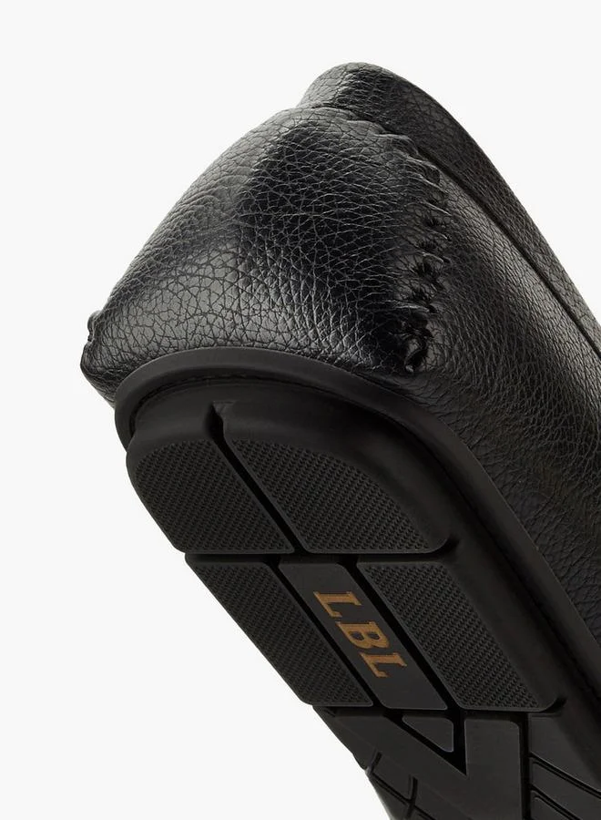 LBL By Shoexpress BLACK Men Textured Loafers for Men | Best Price UAE