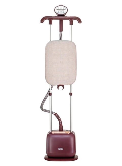 Double Pole Garment Steamer, 10 Steam Settings, Horizontal & Vertical Ironing Board, 35g/min Steam Rate, Anti-Kink Tube, Auto Shut-Off, 2 L 2400 W GSTD2450-B5 Peach