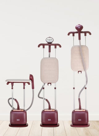 Double Pole Garment Steamer, 10 Steam Settings, Horizontal & Vertical Ironing Board, 35g/min Steam Rate, Anti-Kink Tube, Auto Shut-Off, 2 L 2400 W GSTD2450-B5 Peach - view 2