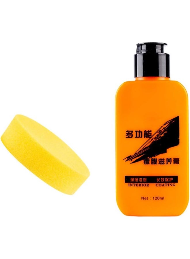 منظف جلد السيارات JuSoS، مجموعة إصلاح الجلد، مجموعة العناية بالجلد، معجون تجديد الجلد، معجون طلاء جلد السيارات المجدد، عامل صيانة لمركز مقعد الكونسول - Image 1