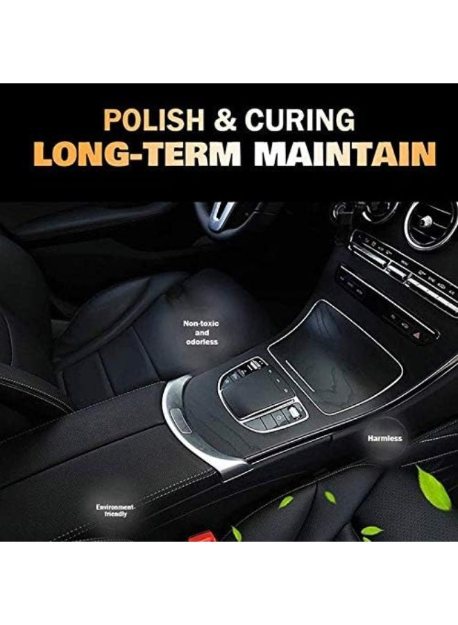 منظف جلد السيارات JuSoS، مجموعة إصلاح الجلد، مجموعة العناية بالجلد، معجون تجديد الجلد، معجون طلاء جلد السيارات المجدد، عامل صيانة لمركز مقعد الكونسول - Image 4