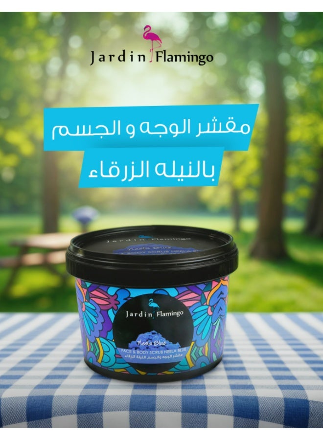 Face Body Scrub Neela Blue 400g