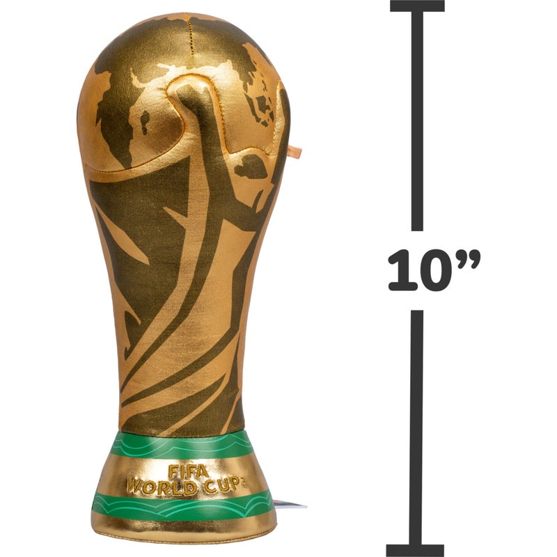 Jazwares FIFA World Cup 2026 10-Inch Plush Trophy - Official 2026 World Cup Collectible - Ages 3+ - Image 2