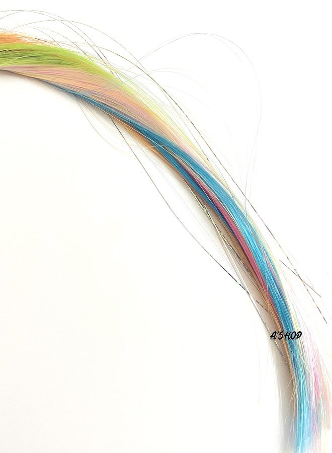 A'SHOP Multi-Color Heart Mermaid Hair Braid Clip for Young & Little Girls - Image 5