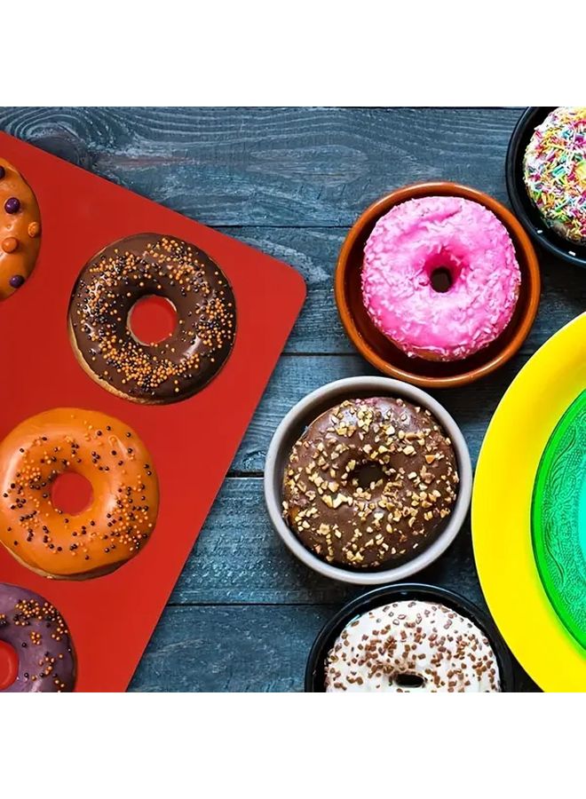 3PCS Multifunctional Silicone Donut Molds Set Non Stick Heat Resistant Easy Clean - Image 5