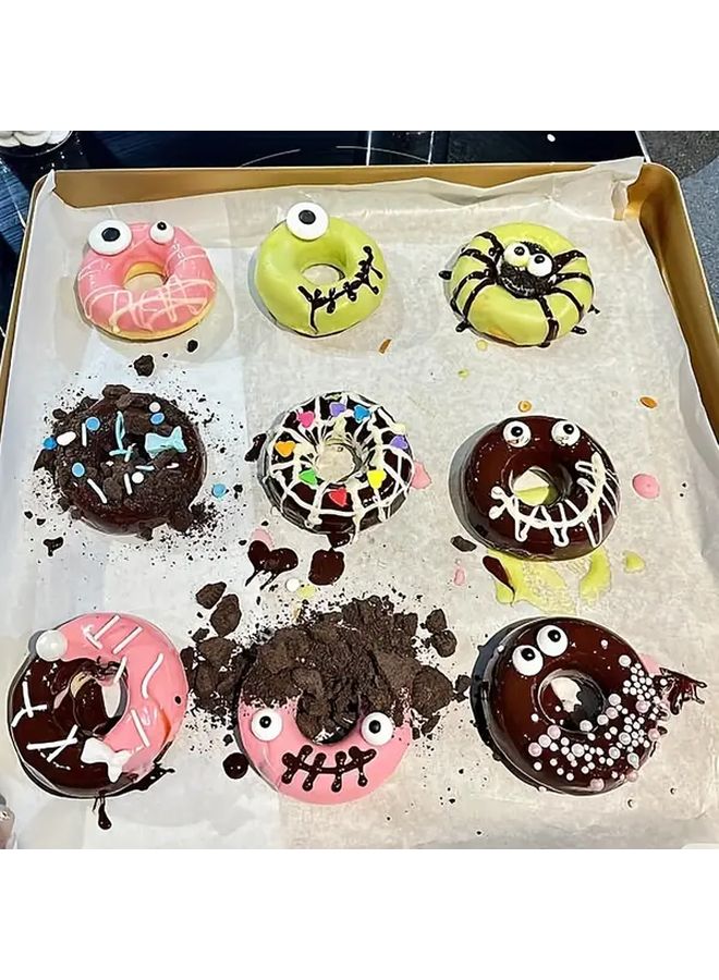 3PCS Multifunctional Silicone Donut Molds Set Non Stick Heat Resistant Easy Clean - Image 3