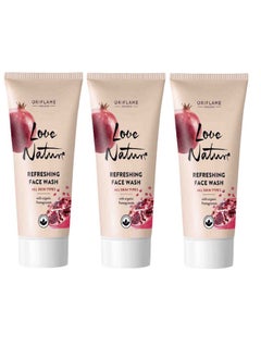 Oriflame Love Nature Refreshing Face Wash With Organic Pomegranate  - Image 1