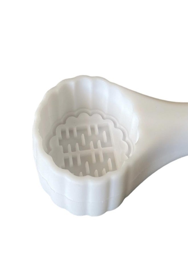 Mido قالب معمول بلاستيكي، قالب شرق أوسطي للبسكويت، الحلوى، والشوكولاتة (قد يختلف اللون) 2" × 2" × 1/5" (مدور) - Image 4