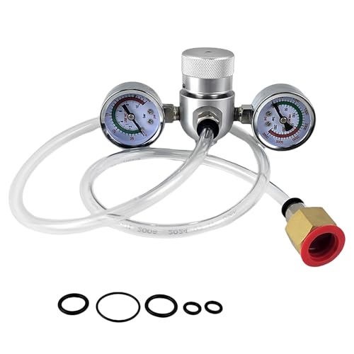 JEEJINYAN Whipped Cream Charger Pressure Regulator Valve, for 0.95L/580G Tank, for Pressure Regulator Tank & Hose Line on Dispenser - Image 1