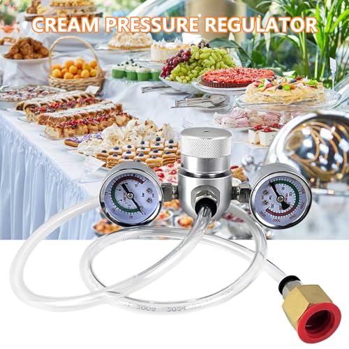 JEEJINYAN Whipped Cream Charger Pressure Regulator Valve, for 0.95L/580G Tank, for Pressure Regulator Tank & Hose Line on Dispenser - Image 4