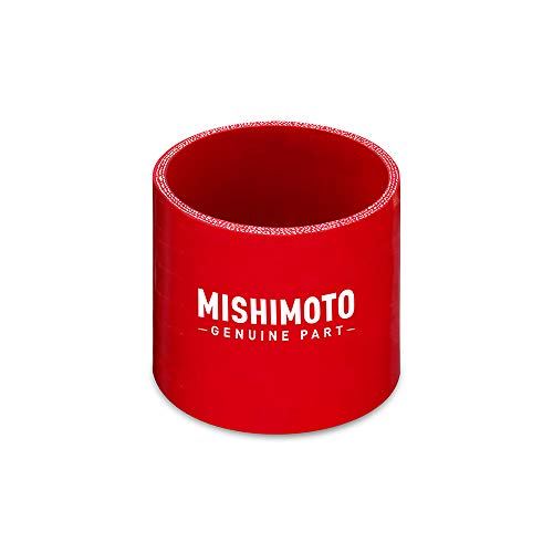 Mishimoto 3" Straight Coupler, Red - Image 1