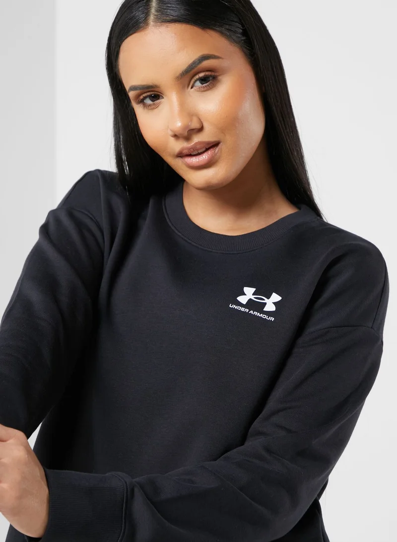 UNDER ARMOUR Rival Fleece Oversized T-Shirt