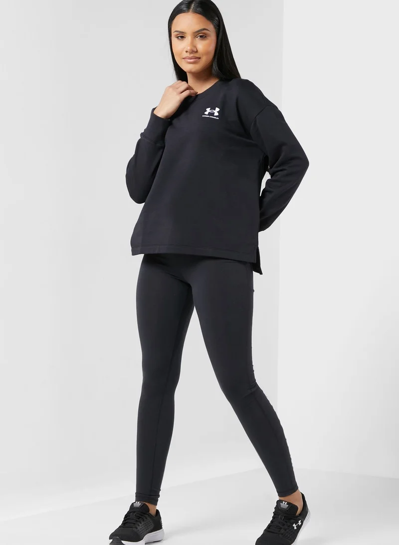 UNDER ARMOUR Rival Fleece Oversized T-Shirt
