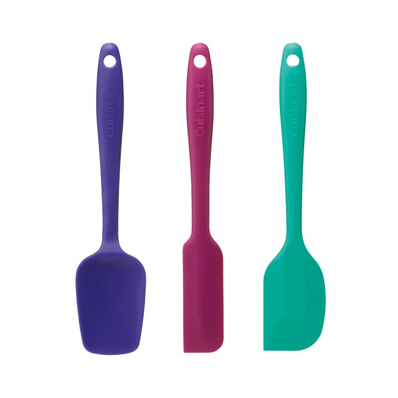 Cuisinart CTG-00-S3MSJ Mini Silicone Spatulas, Set of 3, Jewel - Image 1