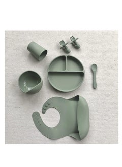 Dubkart Baby Feeding Set, 7 Piece Silicone Set for Self Feeding, Learning & Fine Motor Skills Soft, Easy to Grip  - Image 2