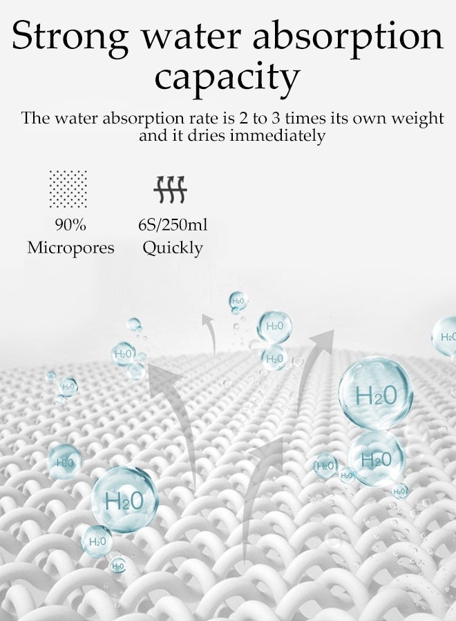 DUNISO Kitchen Drain Mat，Diatom Mud Drainage Pad，Dishwashing Mat, Insulation Mat，Tea Cup Cushion，Anti Fouling and Anti Slip，Can Be Used in Kitchens, Restaurants and Bars，30*40CM，Northern Border Decoration Pattern，Dark Brown - Image 5