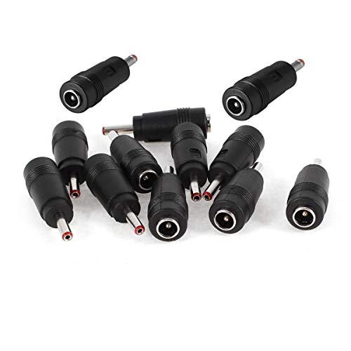bnafes DC Power Connector 3.5x1.35mm Male to 5.5x2.1mm Female Jack Adapter Connectors 12Pcs - Image 1