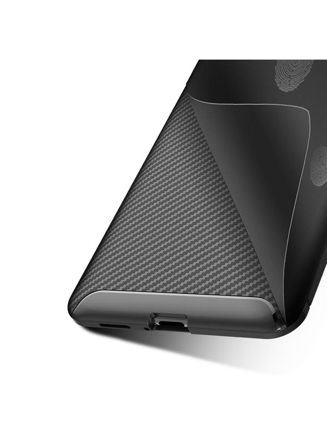 S-TOP Case For OnePlus 8 Carbon Fiber Texture Shockproof TPU Case - Image 4