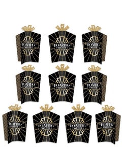 Roaring 20’S Table Decorations 1920S Art Deco Jazz Party Fold And Flare Centerpieces 10 Count