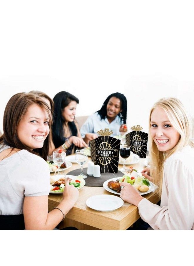 Big Dot of Happiness - Roaring 20’S Table Decorations 1920S Art Deco Jazz Party Fold And Flare Centerpieces 10 Count - Image 1
