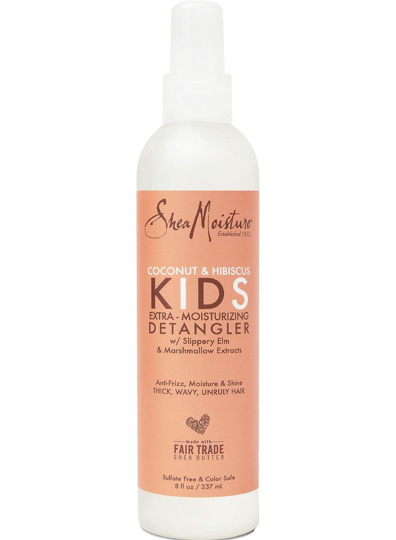 SheaMoisture SheaMoisture, Kids Extra-Moisturizing Detangler, Coconut & Hibiscus, 8 fl oz (237 ml)  - Image 1